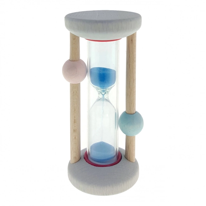 Zandloper roze-blauw Hess