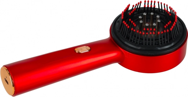 Hoofdmassagerborstel met USB en infraroodlicht