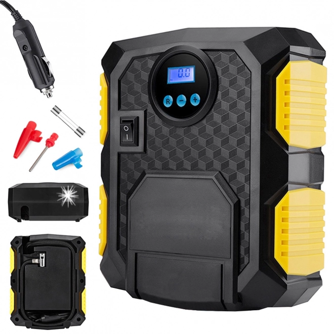 Autocompressor met LCD en LED-verlichting