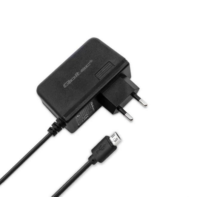 Qoltec 15W oplader met micro USB-kabel