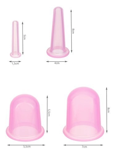 Chinese siliconen cups met massager - set
