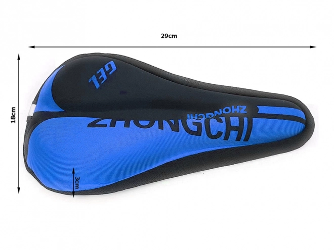Gel zadelhoesje voor de fiets met 3D profiel