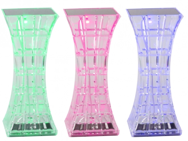 Kristallen nachtlamp met RGB LED en afstandsbediening