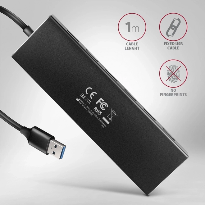 USB Hub 7-Poorts AXAGON HUE-F7A