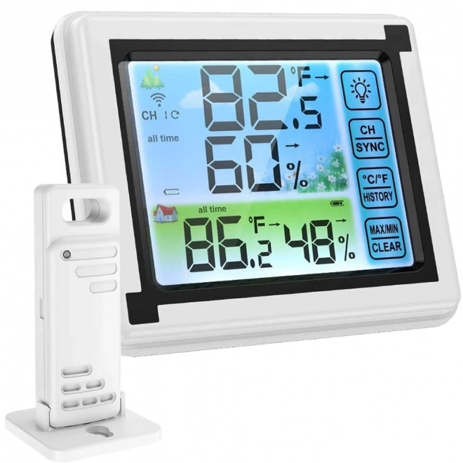 Draadloos weerstation met hygrometer