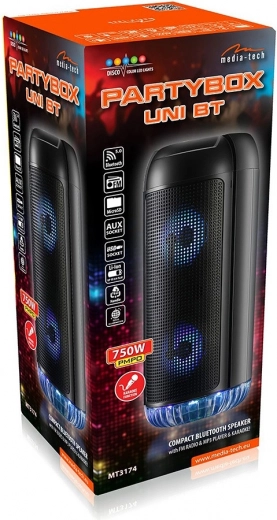 Krachtig geluid en lichteffecten