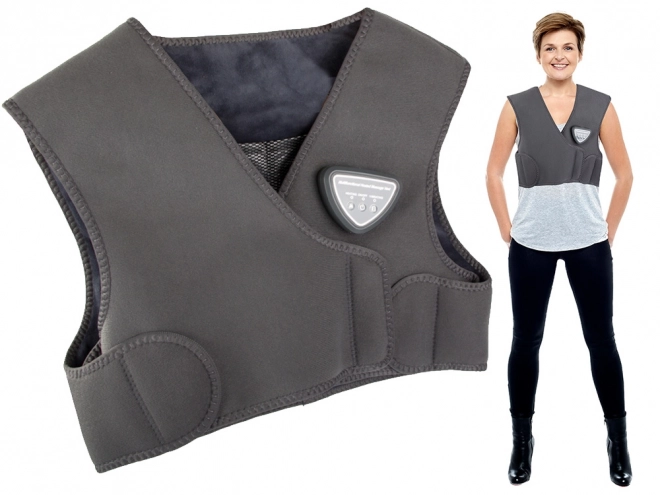 Draadloze verwarmings- en massagevest