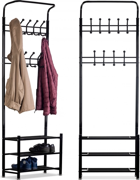 Kapstok voor kleding + kastje, schap, schoenenrek ModernHome
