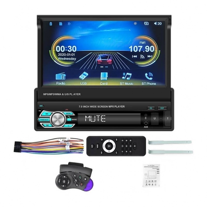 Autodashboard Monitor 7'' met ondersteuning voor CarPlay en Android Auto