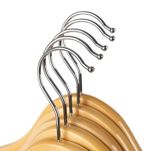 Kledinghanger 10 stuks - houten Ruhhy 24492