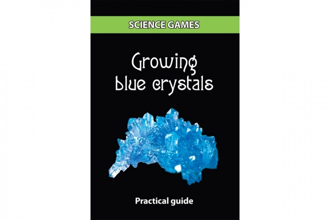 Mini chemische set groeiende kristallen - blauw
