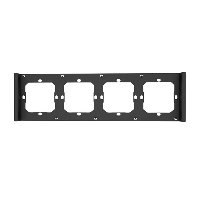 Elegante lijst voor viervoudige schakelaar Sonoff M5 80 (grijs/zwart)
