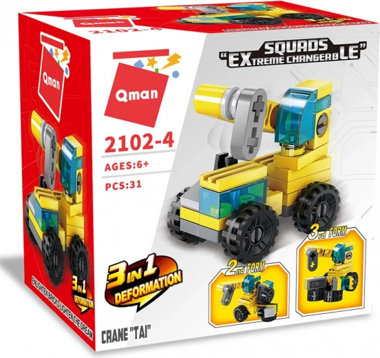 3 modellen in één set