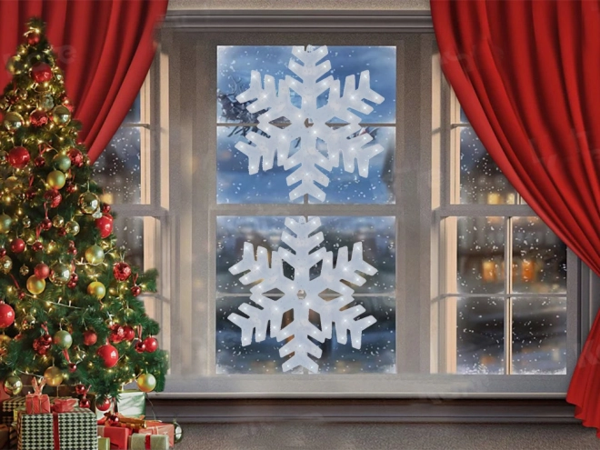 Kerstverlichting decoratie sneeuwvlok