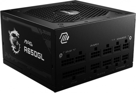 MSI MAG A650GL 650W – volledig modulaire voeding met 80 PLUS Gold-certificering