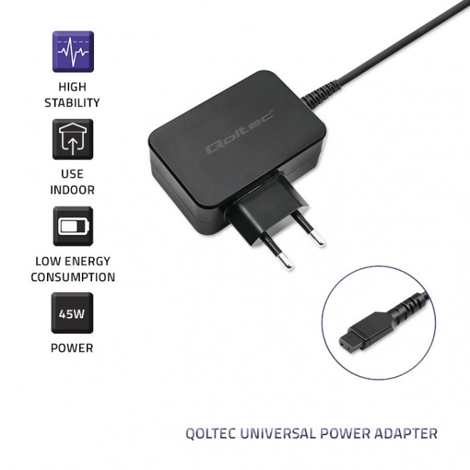 Universele voedingsadapter 45W met 8 connectoren