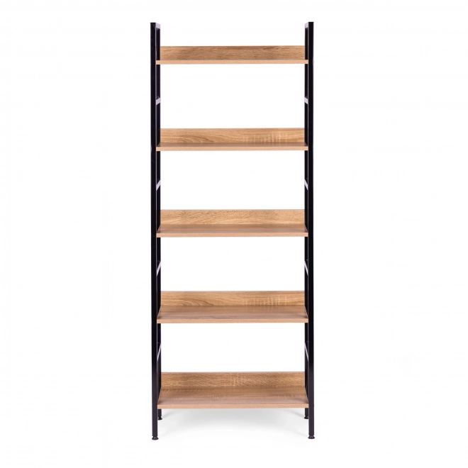Moderne boekenkast met 5 planken