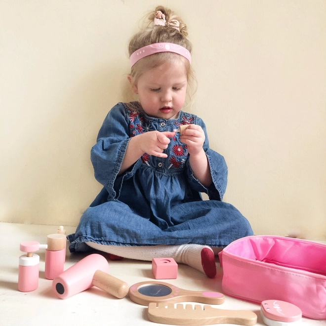Bigjigs Toys houten cosmeticaset in koffer (11-delig)