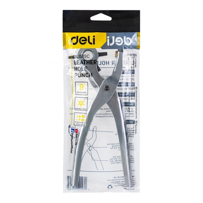 9" Ponstang voor leer Deli Tools EDL1919C (zilver)