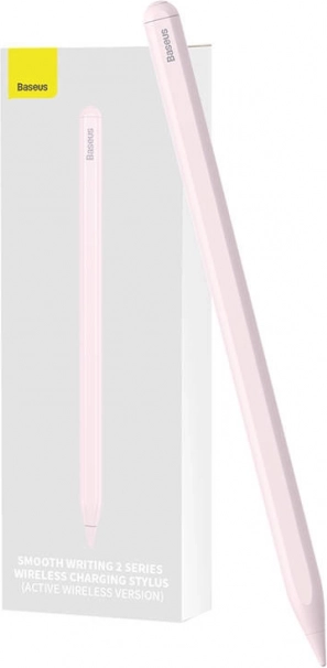 Draadloze oplaadstylus Baseus Smooth Writing voor telefoon/tablet (roze)