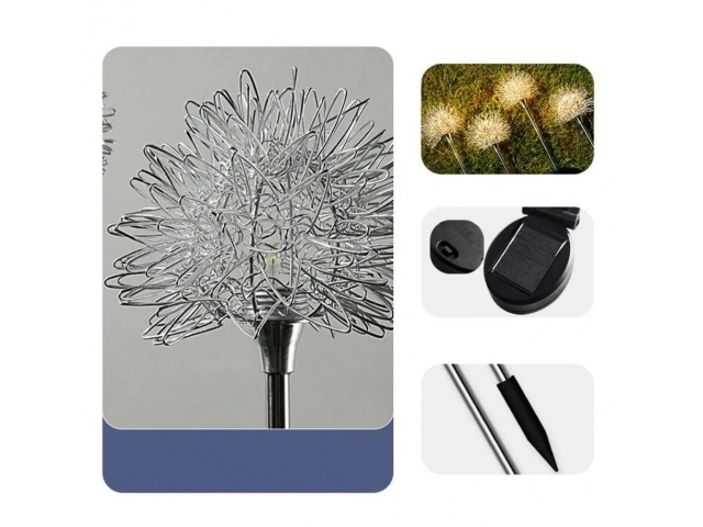 Zonne-energie tuin LED-lampje in de vorm van een boompje - 2 stuks