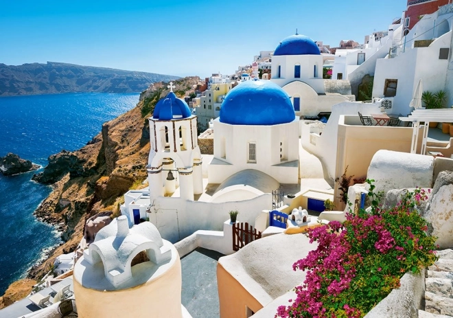 Puzzel 500 stukjes Summer in Santorini