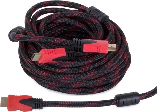 HDMI-kabel 1.4, 10 m, vergulde connectoren, 4K/2K, Full HD 3D, ethernet