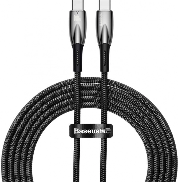 Baseus Glimmer snellaad USB‑C kabel 2 m 100 W