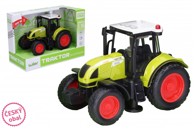 Tractor met vliegwiel met licht- en geluidseffecten 18 cm