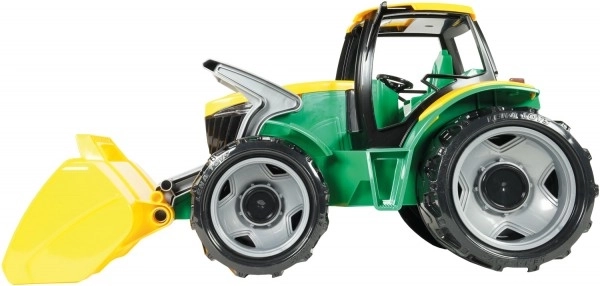 Kindertractor met laadschop Groen-Geel
