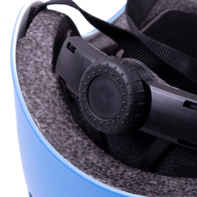 Helm + bescherming voor het rijden op rolschaatsen, skateboard, fiets - blauw en zwart, maat M