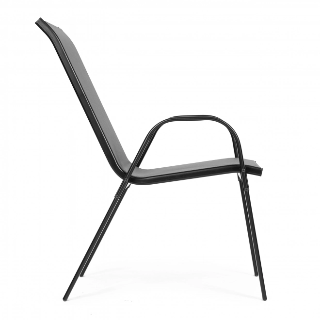 Set van tuinstoelen voor terras, balkon, grijze kleur