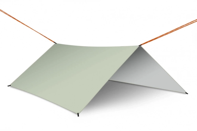 Tarp voor bivak en hangmat 3m grijs
