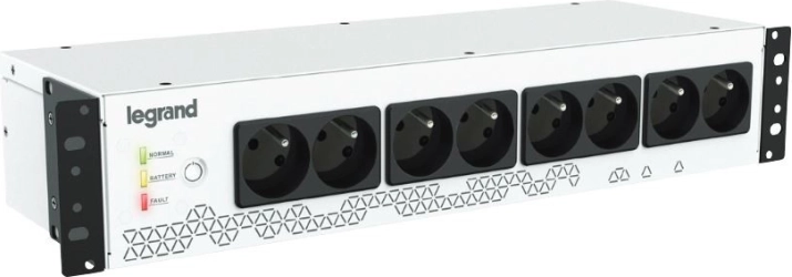 UPS Legrand Keor PDU 800 VA/480 W, 8x FR stopcontacten, 19" rack