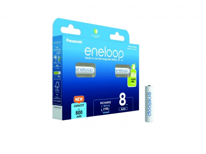 Oplaadbare Batterijen Eneloop AAA 800 mAh 8 stuks
