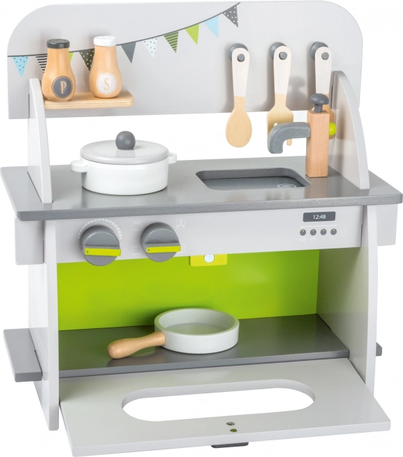 Houten keuken voor kinderen Compact