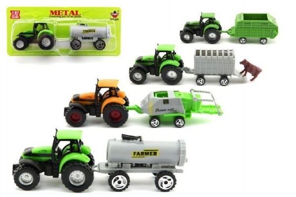 Tractor met aanhanger 16 cm