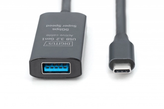 Actieve verlengkabel USB 3.2 Gen1 5Gbps USB-C - USB-A, 5m