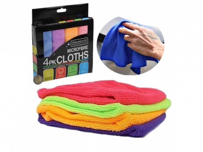 Set van reinigingsdoekjes van microvezel
