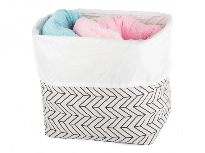 Grote opvouwbare wasmand met slot