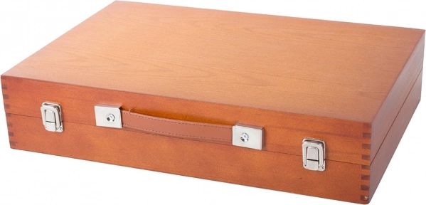 Elegante en duurzame houten koffer