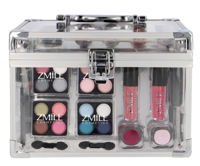 Zmile cosmetische koffer Acrylic – transparante make-upset 42 st.