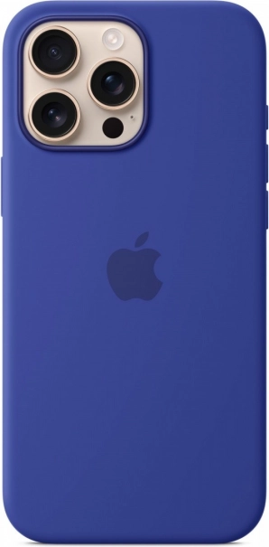 siliconenhoes met MagSafe voor iPhone 16 Pro Max – ultramarijn