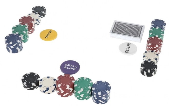 Poker - set van 300 fiches in HQ-koffer