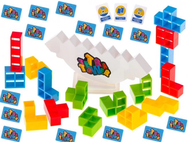 Montessori logische balansspel in Tetris-stijl