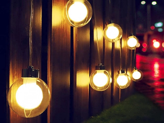 Tuin zonne-energie verlichting met 20 warme LED-lampen