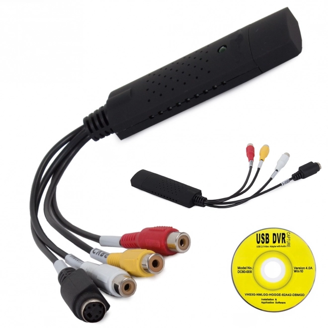 USB-videograbber pro voor conversie van VHS en analoge AV naar pc