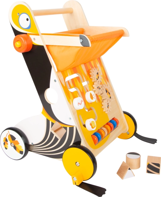 Houten loopwagen Tukan voor kinderen