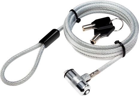 Beveiligingskabel, sleutel, 1,8 m voor ultrabook