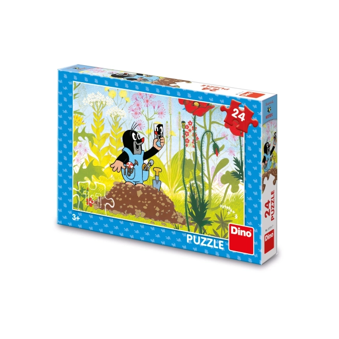 Mol in broek puzzel 24 stukjes